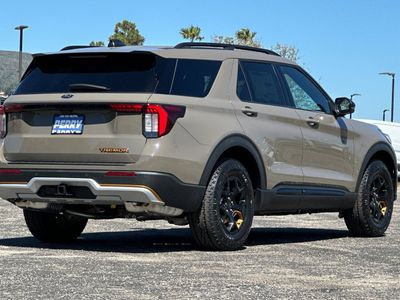 2026 Ford Explorer — rear three-quarter view
