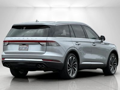 2020 Lincoln Aviator — rear three-quarter view