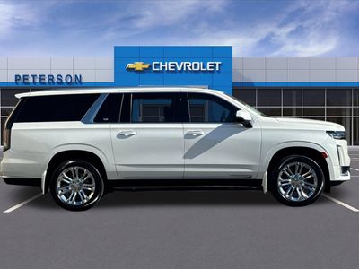 2022 Cadillac Escalade ESV — rear three-quarter view