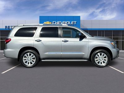 2019 Toyota Sequoia — rear three-quarter view
