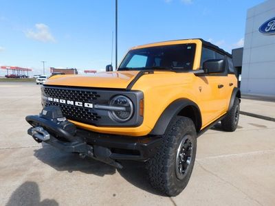 2021 Ford Bronco — rear three-quarter view