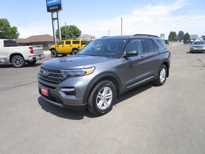 2023 Ford Explorer — rear three-quarter view