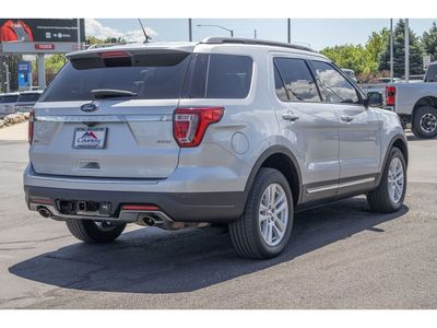 2018 Ford Explorer — rear three-quarter view