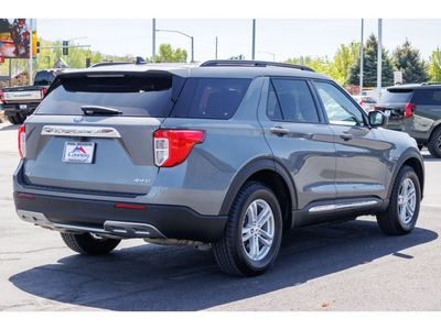 2024 Ford Explorer — rear three-quarter view