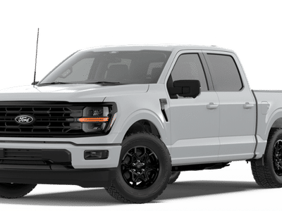 2026 Ford F-150 XLT in Avalanche — front three-quarter view