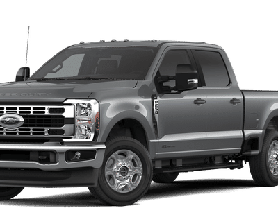 2026 Ford F-250SD XLT in Gray — front three-quarter view