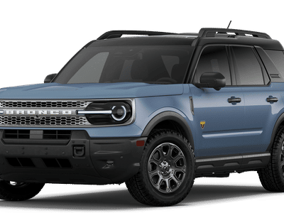 2026 Ford Bronco Sport Badlands in Azure — front three-quarter view
