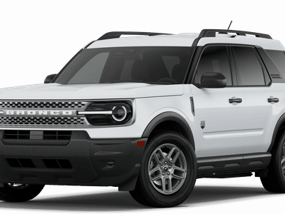 2026 Ford Bronco Sport Big Bend in Oxford White — front three-quarter view