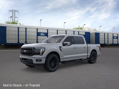 2026 Ford F-150 Lariat in Avalanche — front three-quarter view