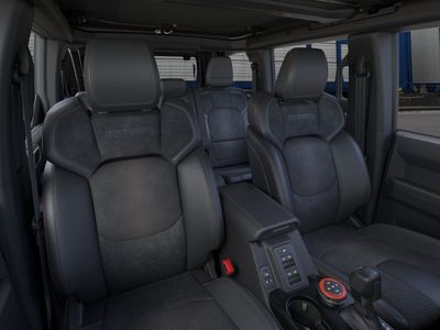 2026 Ford Bronco Raptor in Shadow Black — front three-quarter view