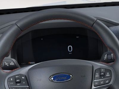 2026 Ford Explorer Active in Space White Metallic — front three-quarter view