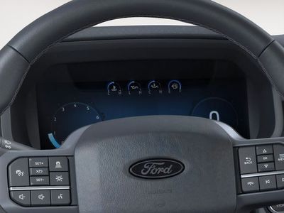 2026 Ford F-150 XLT in Black Metallic — front three-quarter view