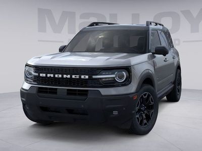 2025 Ford Bronco Sport Outer Banks in Carbonized Gray Metallic — front three-quarter view