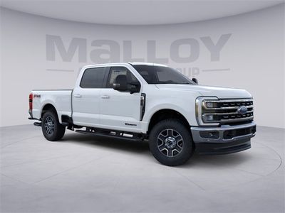 2026 Ford F-250SD Lariat in Oxford White — front three-quarter view