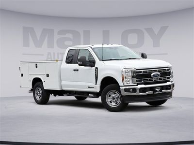 2025 Ford F-350 9FT Knapheide Service Body XL in Oxford White — front three-quarter view