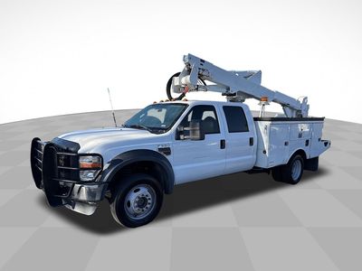2010 Ford Super Duty F-550 DRW XL in Forest Green — front three-quarter view