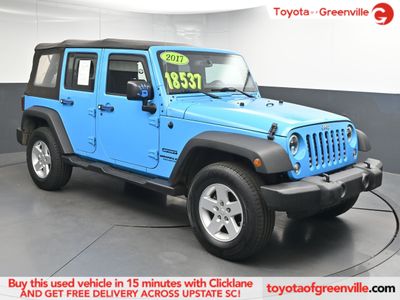 2017 Jeep Wrangler JK Unlimited Sport 4x4 SUV - Photo 1