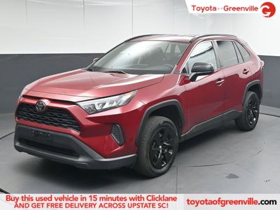 2020 Toyota RAV4 LE SUV — front three-quarter view