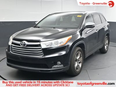 2016 Toyota Highlander Limited V6 SUV — front three-quarter view