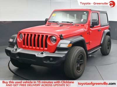 2023 Jeep Wrangler 2-DOOR SPORT 4X4 SUV — front three-quarter view