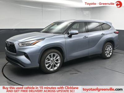 2020 Toyota Highlander Hybrid Limited SUV — front three-quarter view