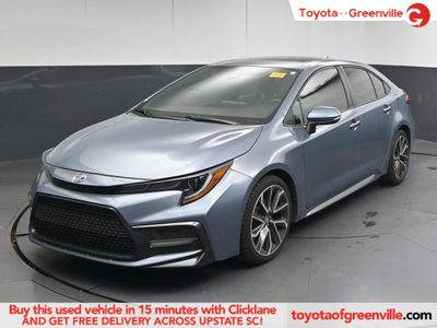 2020 Toyota Corolla XSE Sedan — front three-quarter view