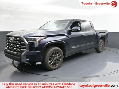 2024 Toyota Tundra Platinum Truck CrewMax — front three-quarter view
