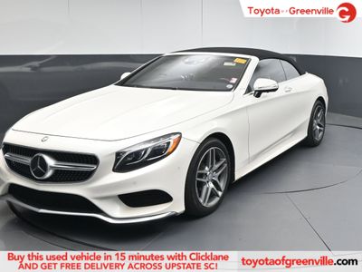 2017 Mercedes-Benz S-Class S 550 Cabriolet — front three-quarter view