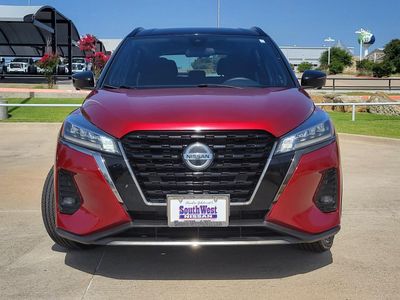 2021 Nissan Kicks — rear three-quarter view