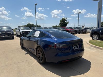 2020 Tesla Model S — rear three-quarter view