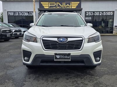 2021 Subaru Forester — rear three-quarter view