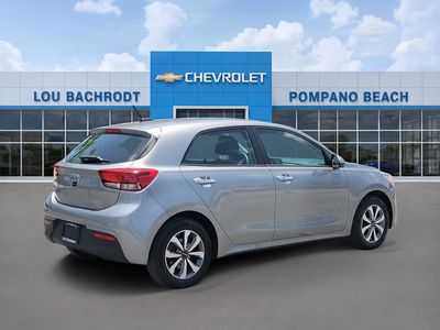 2022 Kia Rio 5-Door — rear three-quarter view