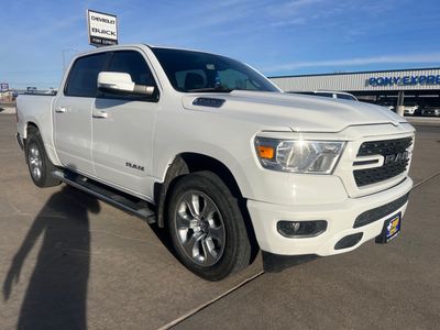 2022 RAM 1500 — rear three-quarter view