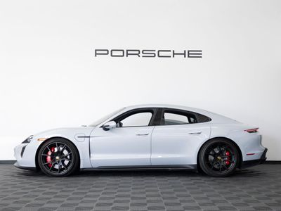 2024 Porsche Taycan — side profile view
