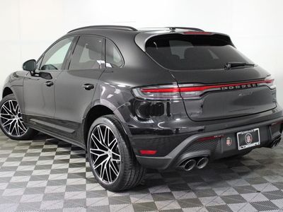 2025 Porsche Macan — rear three-quarter view