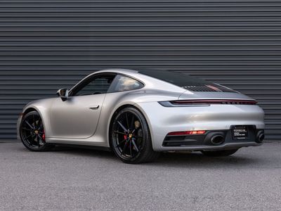 2021 Porsche 911 — rear three-quarter view
