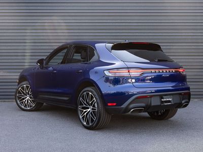 2026 Porsche Macan — rear three-quarter view