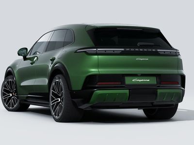 2026 Porsche Cayenne — rear three-quarter view