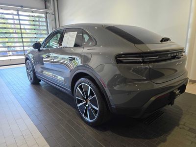 2025 Porsche Macan — rear three-quarter view