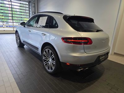 2017 Porsche Macan — rear three-quarter view