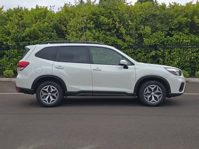 2020 Subaru Forester — rear three-quarter view