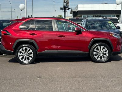 2019 Toyota RAV4 — rear three-quarter view