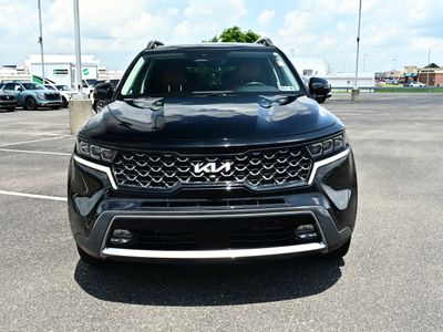 2023 Kia Sorento — rear three-quarter view