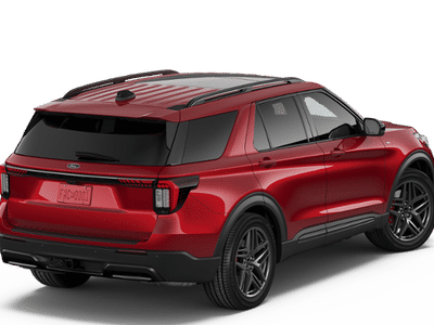 2026 Ford Explorer — rear three-quarter view
