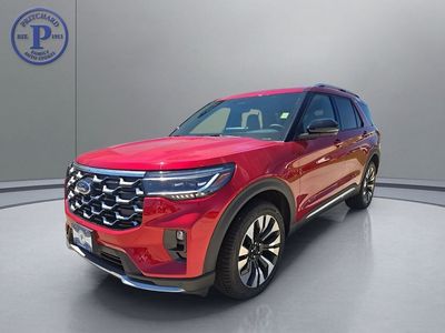 2026 Ford Explorer — rear three-quarter view