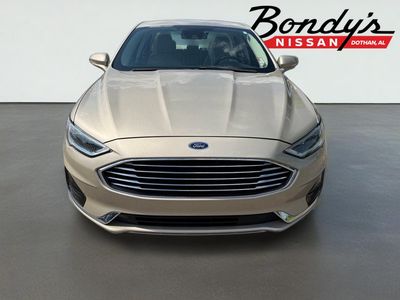 2019 Ford Fusion — rear three-quarter view