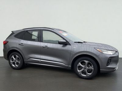 2023 Ford Escape ST-Line Select in Gray — front three-quarter view