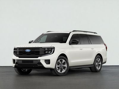 2027 Ford Expedition Max Active in Star White Metallic Tri-Coat — front three-quarter view