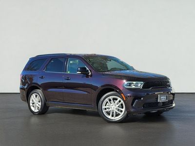 2025 Dodge DURANGO GT PLUS in Red Oxide — front three-quarter view