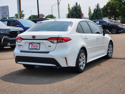 2022 Toyota Corolla — rear three-quarter view